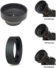 JJC 62mm Silikon Parasoley