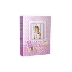 ACR 10x15cm 200'lük Pencereli Bebek Albümü (Pembe)
