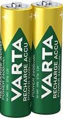 Varta AA 2600 mAh Şarjlı Kalem Pil (2'li Paket)