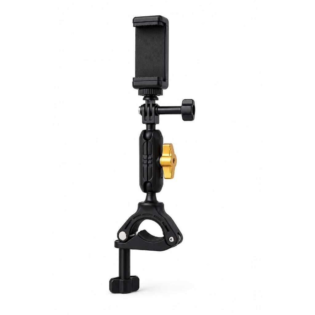 Camten CLP-16 Motosiklet & Bisiklet Gidon Kamera ve Telefon Kelepçesi