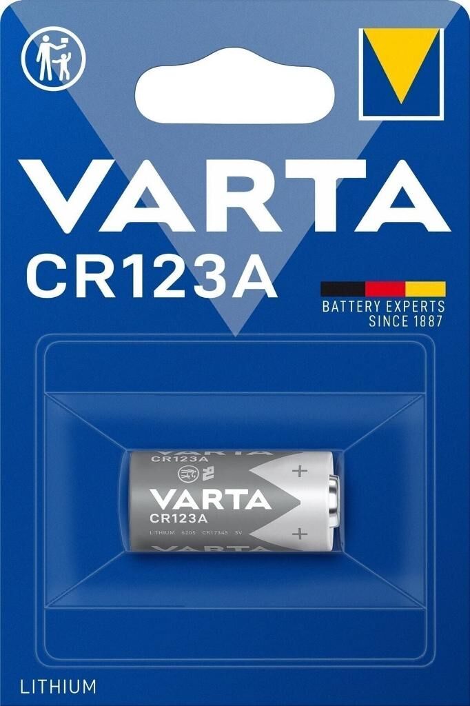 Varta CR123A 3V Lityum Pil (SKT: 12-2034)