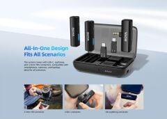 Boya BoyaLink All-in-one Çift Kanal Kablosuz Mikrofon