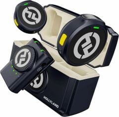 Hollyland Lark M2 Combo Kablosuz Mikrofon Sistemi (Siyah)