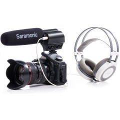 Saramonic Vmic Pro Super Directional Kulaklık Çıkışlı Shotgun Mikrofon