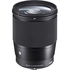 Sigma 16mm f/1.4 DC DN Contemporary Lens (Sony E) - Sigma Hatıra Bezi Hediyeli