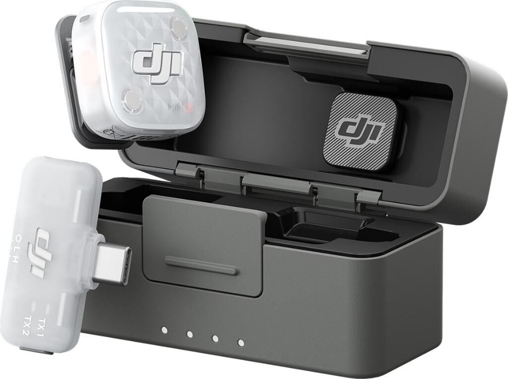 DJI Mic Mini 2S (1TX + 1 Mobile RX + Şarj Kutusu)