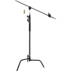 GVM C320 320cm C-Stand & Grip Arm Kit(130cm) (Siyah)