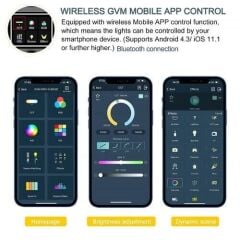 GVM YU600C 600W RGB LED Panel Işık (Hardcase)