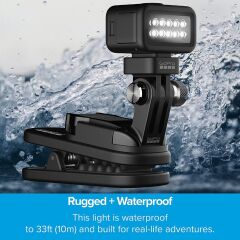 Gopro Zeus Mini Bilyeli Magnetik Toka + Light Mod