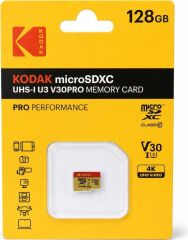 Kodak 128GB UHS-I U3 A1 V30PRO MicroSD Kart