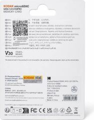 Kodak 128GB UHS-I U3 A1 V30PRO MicroSD Kart