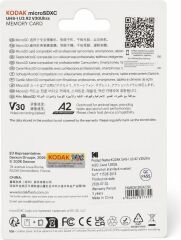 Kodak 128GB UHS-I U3 A2 V30Ultra MicroSDXC Kart