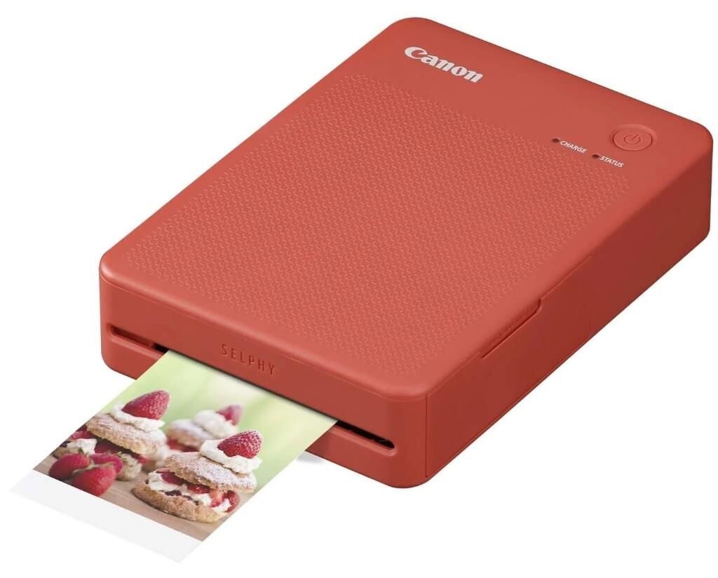 Canon Selphy QX20 Wi-Fi Fotoğraf Yazıcısı (Kırmızı)