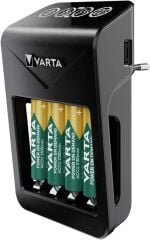 Varta LCD Plug Charger+ & 4x 2100mAh Şarjlı Pil