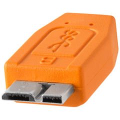Tether Tools CUC3315-ORG 4.6m USB Kablosu (USB-C - USB 3.0 Micro-B)