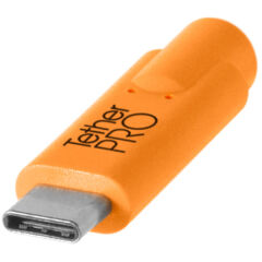 Tether Tools CUC3315-ORG 4.6m USB Kablosu (USB-C - USB 3.0 Micro-B)