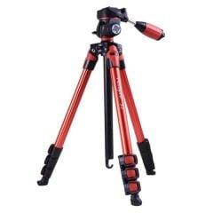 Fotopro S3 Foto-Video Tripod (Kırmızı)
