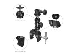 SmallRig 4373 Telefon Tutuculu ve Aksiyon Kamera Uyumlu Magic Arm