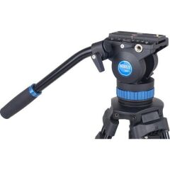Sirui SH-15 60 mm Akışkan (Fluid) Kafa Alüminyum Video Tripod Kit – 8–12 kg Taşıma Kapasitesi