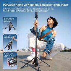 Ulanzi TT91 Otomatik Açılır 1/4 inç Bağlantılı Uzatma Çubuğu