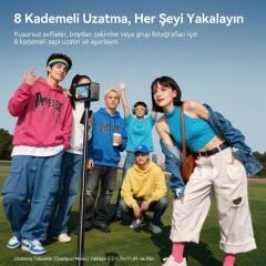 Ulanzi TT91 Otomatik Açılır 1/4 inç Bağlantılı Uzatma Çubuğu