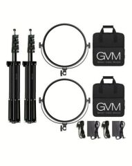 GVM Y60D 60W İkili Profesyonel Bi-Color LED Video Işık Seti