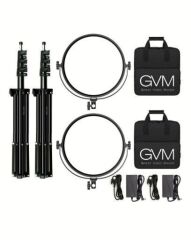 GVM Y60D 60W İkili Profesyonel Bi-Color LED Video Işık Seti