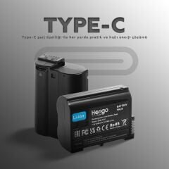 Herigo EN-EL15-C 2040mAh Type-C Şarjlı Batarya