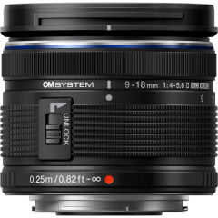 Om System M.Zuiko 9-18mm Mark II Lens