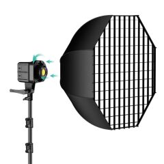 GVM SD80D Bi-Color LED Video Işığı Ayaklı Softbox Set
