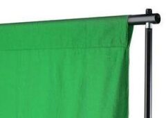 GDX 3x3 Metre Yeşil Kumaş Fon Perde Yıkanabilir (Stand Hariç)