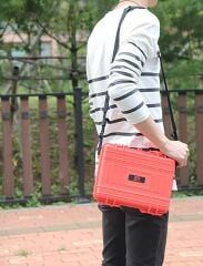 XSories Big Black Box Süngerli Sert Çanta (Kırmızı)