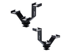 Kiwifotos VB-105 Üçlü Flaş Tutucu V-Bracket