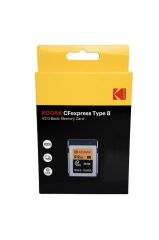 Kodak 512GB CFExpress Type B 2.0 Hafıza Kartı (1700MB/s - 1000MB/s)