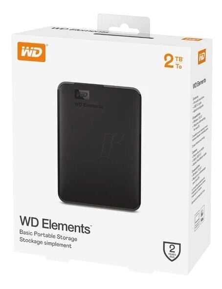 WD Elements 2TB 2.5'' Taşınabilir Hard Disk