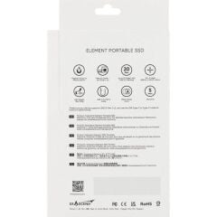 Exascend Element Portable SSD USB Type C 20Gb/s Black 2TB