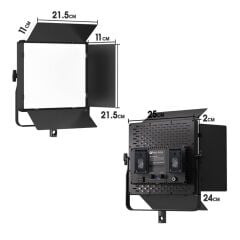 GDX CF-900R Rgb Led Tekli Video ve Fotoğraf Işık Seti