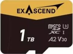 Exascend Catalyst microSD V30, A2 1TB, w/ adapter - 175MB/S Read -150MB/S Write