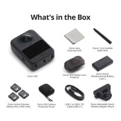 DJI Osmo 360 II Adventure Combo (Lens Değişim Kiti Hediyeli)