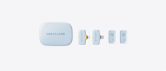 Hollyland LARK A1 Combo Sky Blue 2 Kişilik Kablosuz Mikrofon Sistemi - Mavi