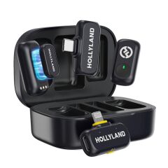 Hollyland LARK A1 Combo 2 Kişilik Kablosuz Mikrofon Sistemi