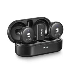 Boya Omic-U Wireless İkili Yaka Mikrofonu Type-C (Siyah)