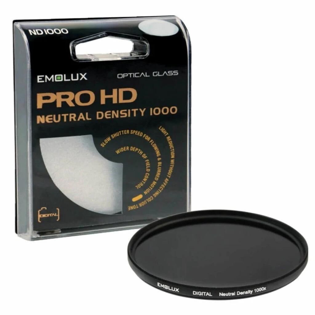 Emolux 40.5mm ND1000 Neutral Density Filtre (10 Stop)