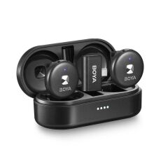 Boya BY-V2 Wireless İkili Yaka Mikrofonu Lightning (Yeni versiyon)