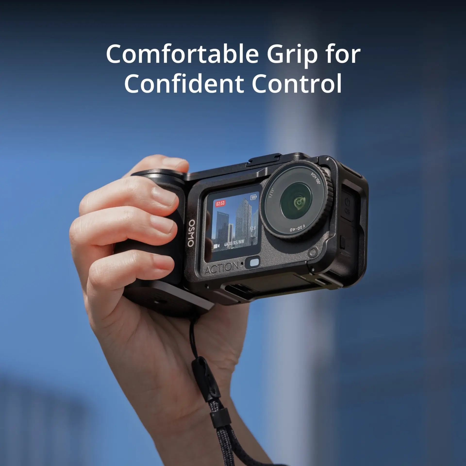DJI Osmo Action 6 Sokak Fotoğrafçılığı Tutma Aksesuarı Grip