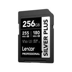 Lexar 256GB Silver Plus 255MB/s SDXC Hafıza Kartı
