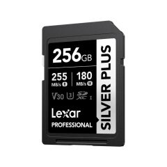 Lexar 256GB Silver Plus 255MB/s SDXC Kart