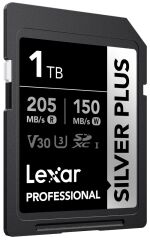 Lexar 1TB Silver Plus 205MB/s SDXC Hafıza Kartı
