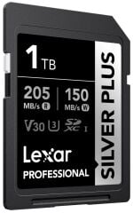 Lexar 1TB Silver Plus 205MB/s SDXC Kart