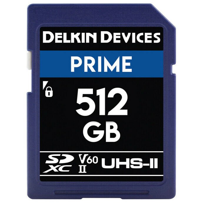 Delkin Devices 512GB Prime SDXC UHS-II 280MB/s V60 Hafıza Kartı